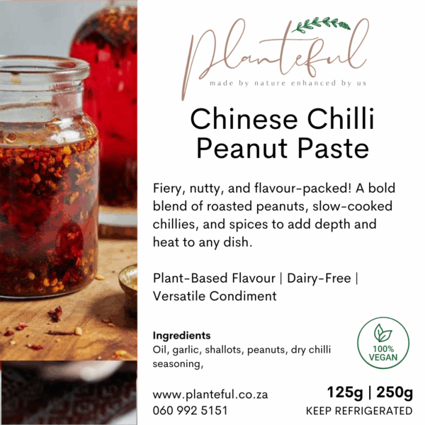 Chinese Chilli Peanut Paste